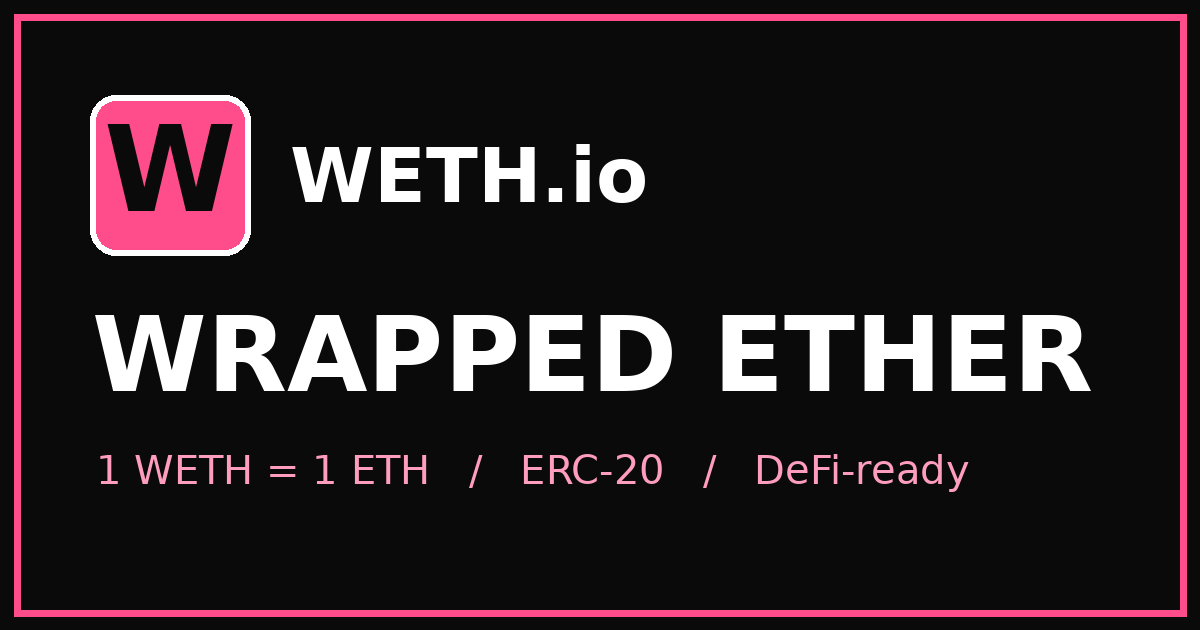 weETH vs WETH: What weETH Is, Its Rate in ETH and How It Differs From WETH
